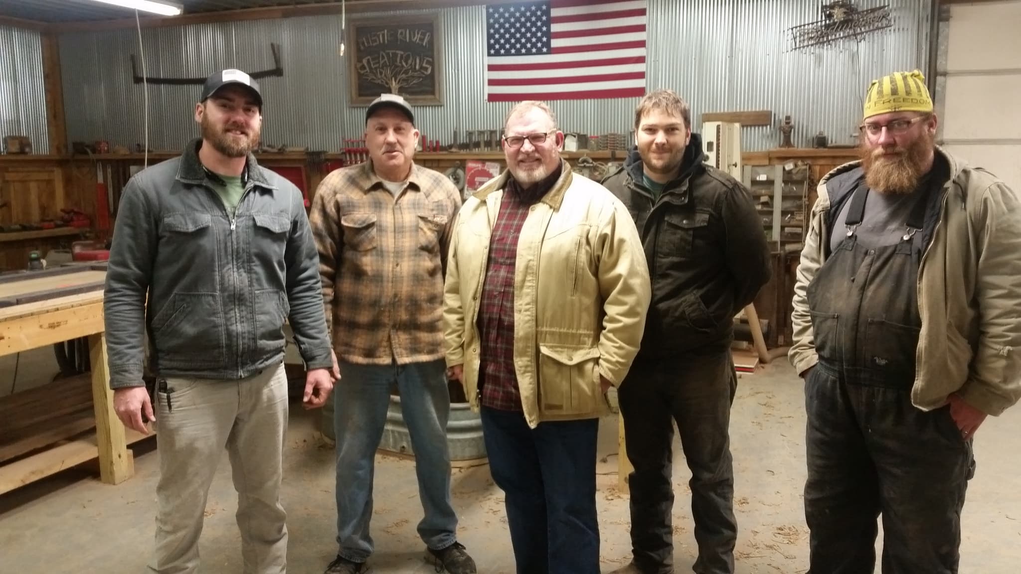 Andy Marshall in workshop